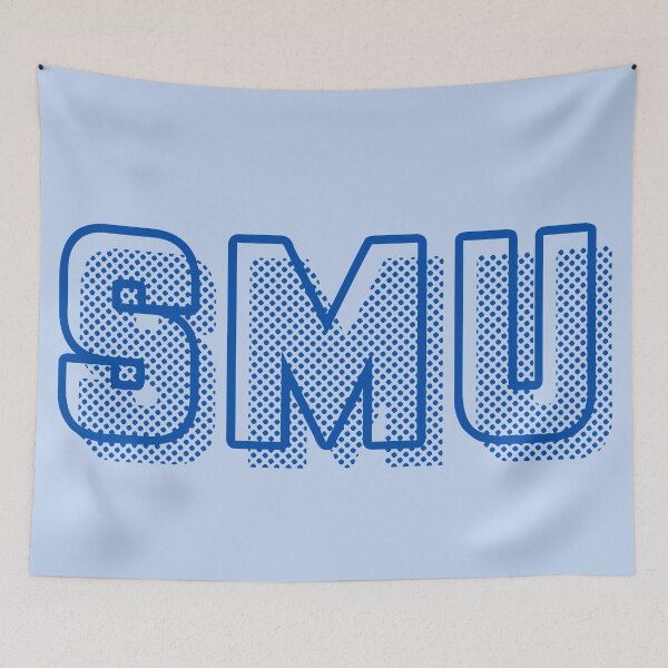 Item preview, SMU Logo Dots Blue designed and sold by one-broke-kid.