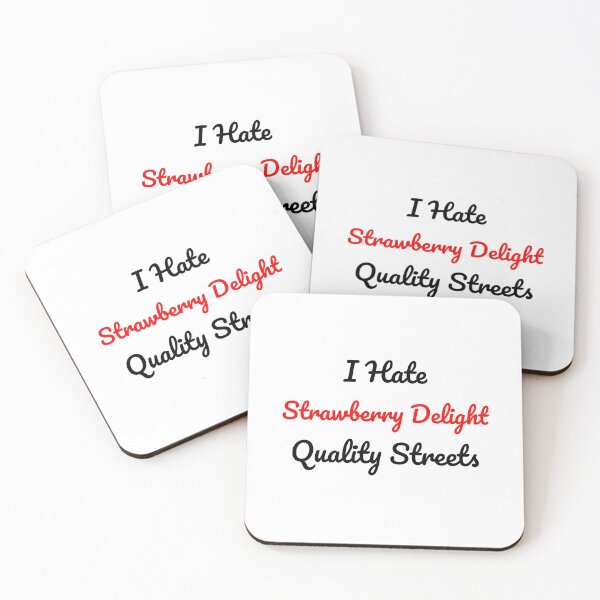 Item preview, I Hate Strawberry Delight Quality Streets designed and sold by sebastiandoe5.