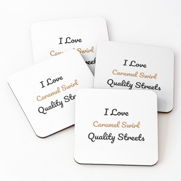 Item preview, I Love Caramel Swirl Quality Streets designed and sold by sebastiandoe5.