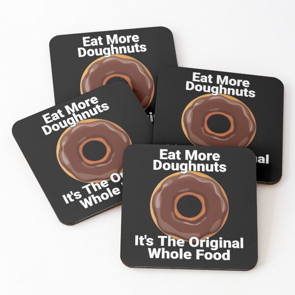 Item preview, Eat more Doughnuts Funny Humor Doughnut Lover Eating designed and sold by fantasticdesign.