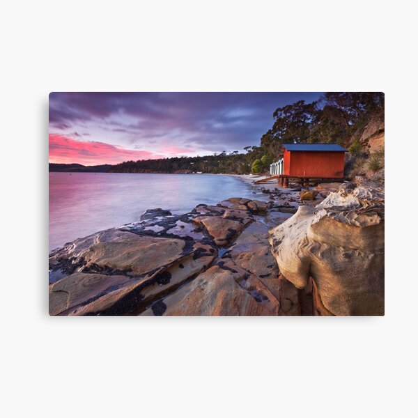 Coningham Beach Boat Sheds Canvas Print