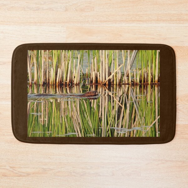 Item preview, Muskrat And Cattails designed and sold by Debbie Oppermann.