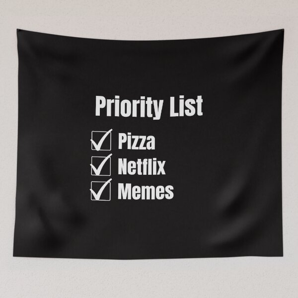 Item preview, Pizza Netflix Memes Cute Funny Gift Sarcastic Happy Fun Introvert Awkward Geek Hipster Silly Inspirational Motivational Birthday Present designed and sold by EpsilonEridani.