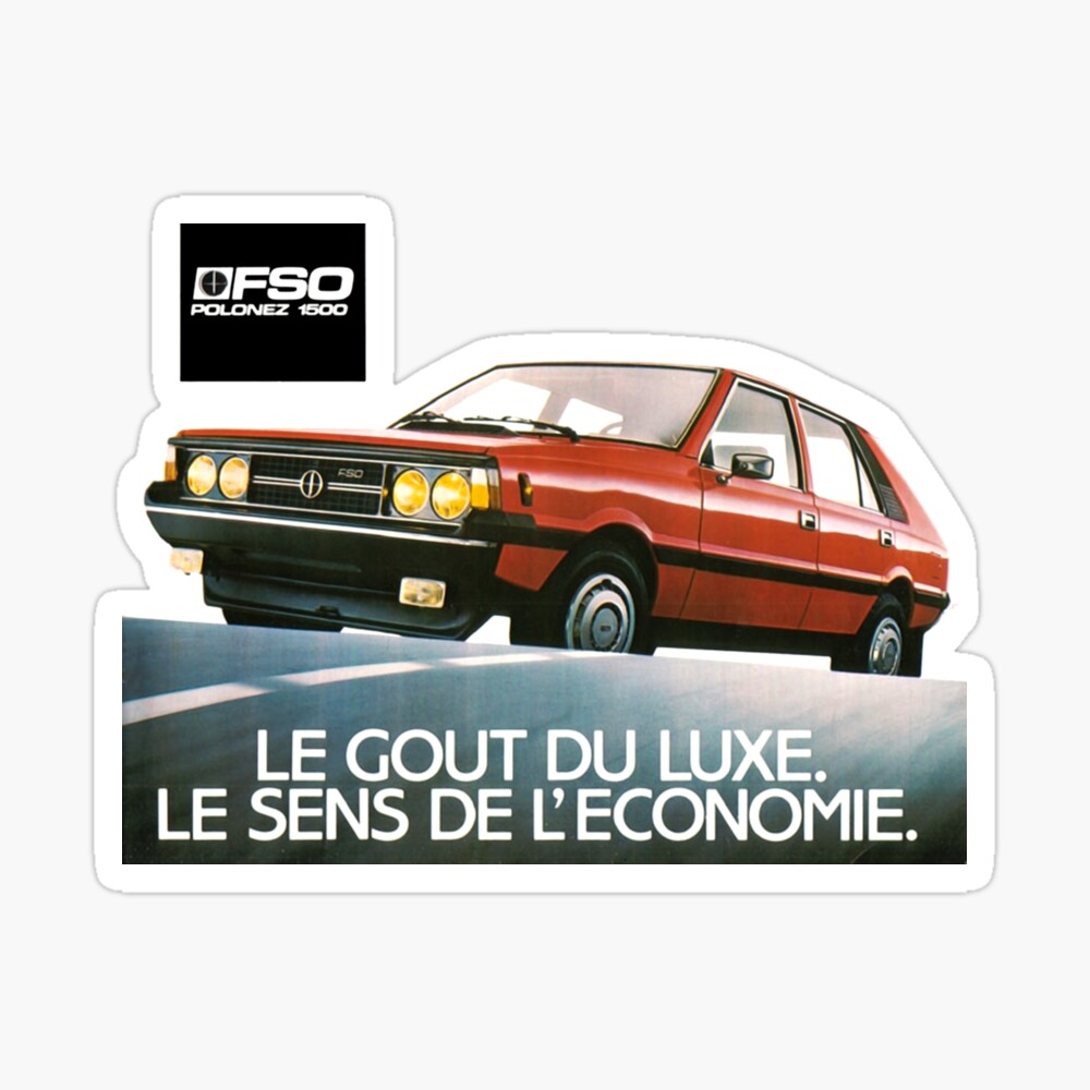 FSO POLONEZ" Poster for Sale by ThrowbackM2 | Redbubble