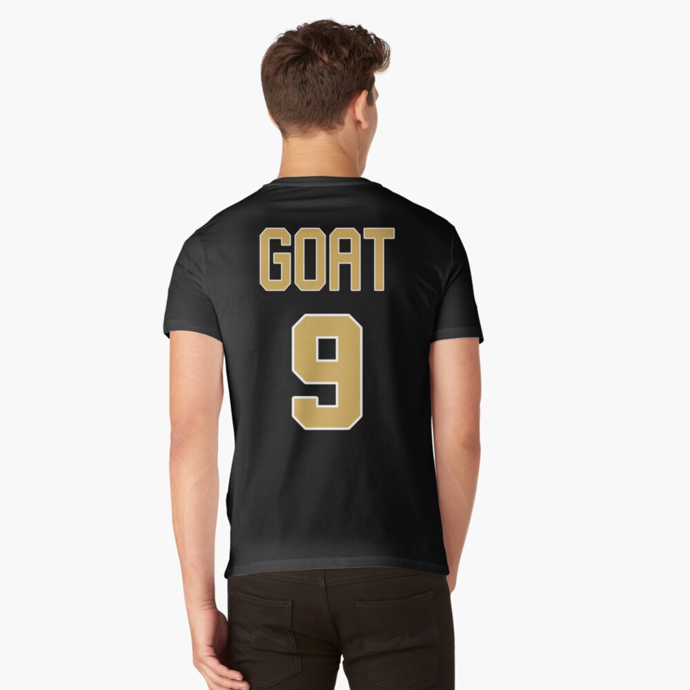 Limited Edition Drew Brees Jersey Style Shirt, GOAT 9, Nola, New Orleans  Saints Shirt, Mug, Hoodie & Wall Tapestry! Poster for Sale by GoatGear