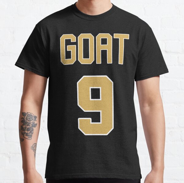 Limited Edition Drew Brees Jersey Style Shirt, GOAT 9, Nola, New Orleans  Saints Shirt, Mug, Hoodie & Wall Tapestry! | Essential T-Shirt