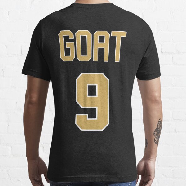 Limited Edition Drew Brees Jersey Style Shirt, GOAT 9, Nola, New Orleans Saints  Shirt, Mug, Hoodie & Wall Tapestry! Essential T-Shirt for Sale by GoatGear