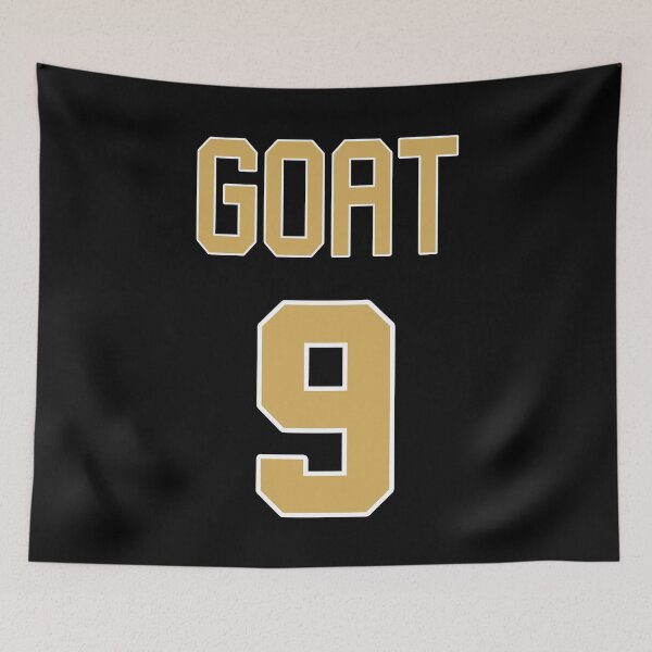 Item preview, Limited Edition Drew Brees Jersey Style Shirt, GOAT 9, Nola, New Orleans Saints Shirt, Mug, Hoodie & Wall Tapestry! designed and sold by GoatGear.