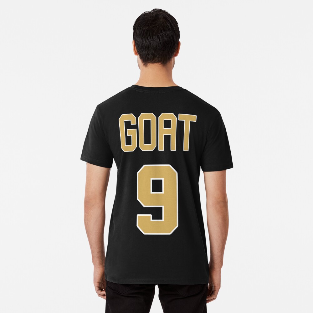 Limited Edition Drew Brees Jersey Style Shirt, GOAT 9, Nola, New