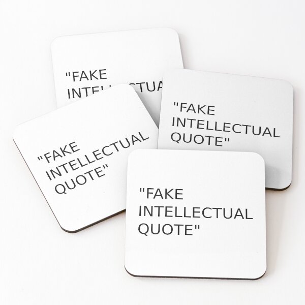 Item preview, Conceptual Art : Fake Quote white designed and sold by Keshava Shukla.