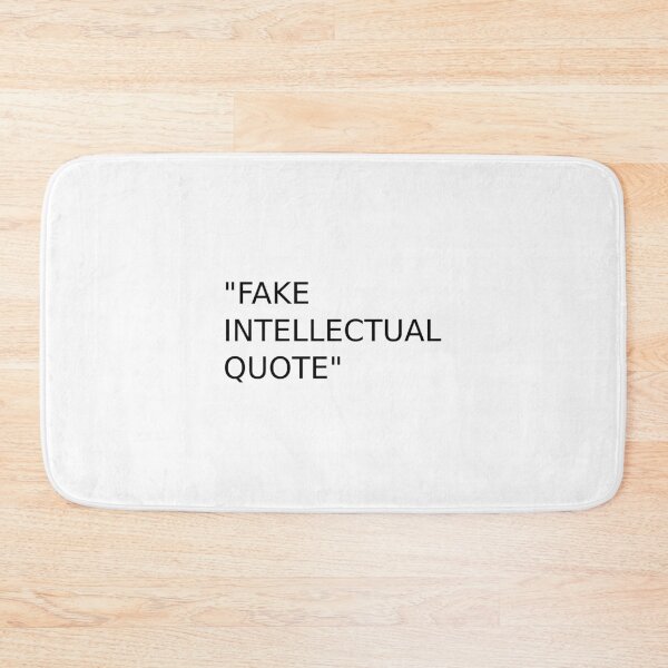 Item preview, Conceptual Art : Fake Quote white designed and sold by Keshava Shukla.