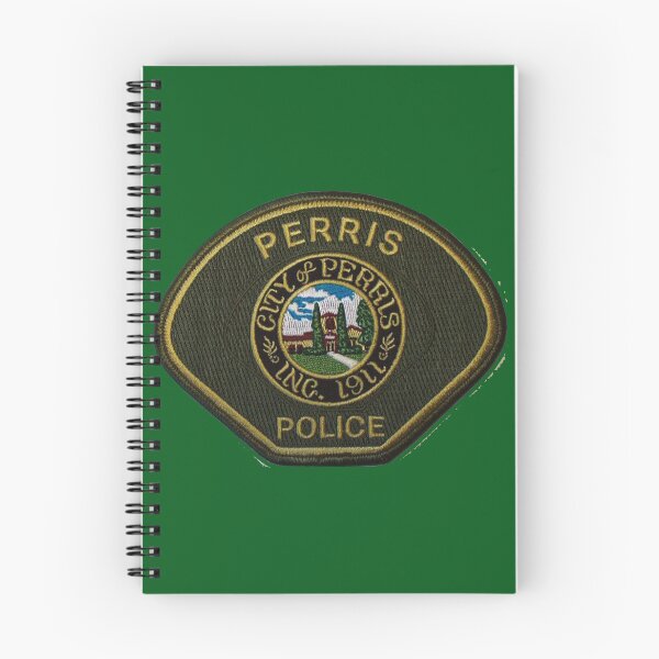 Item preview, Perris Police Department designed and sold by Lawrence Baird.