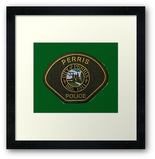"Perris Police Department" Framed Art Print by lawrencebaird Redbubble