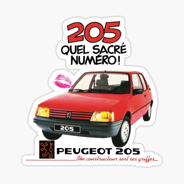 PEUGEOT 205 Sticker