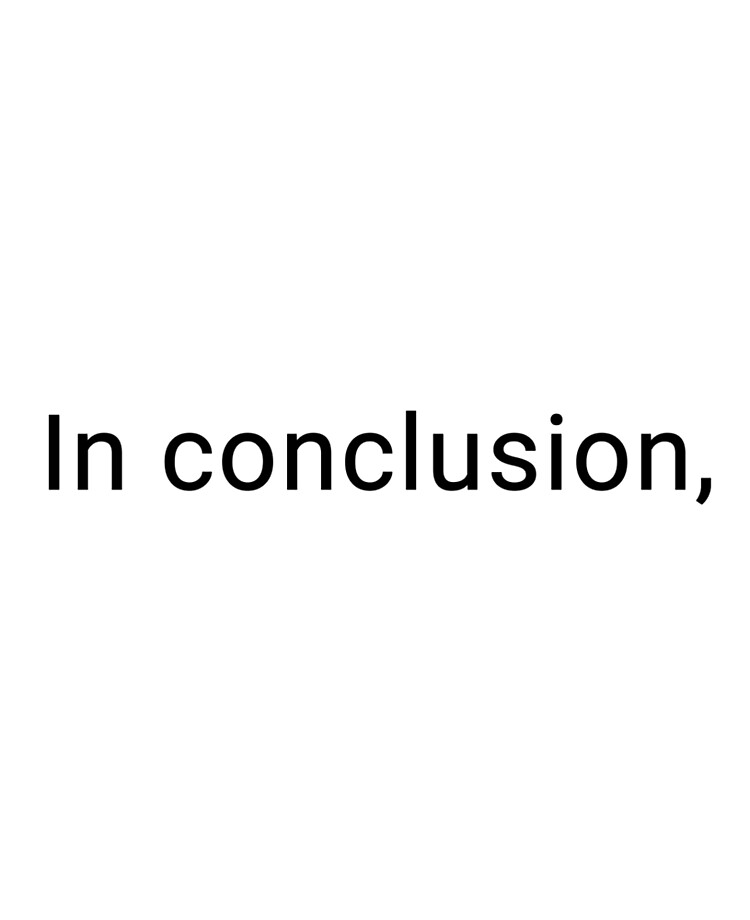 what to use instead of in conclusion
