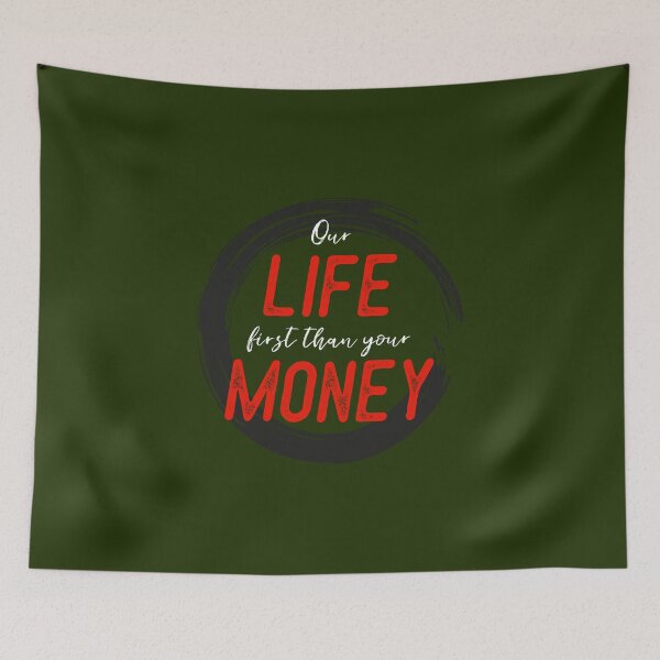 Item preview, FIRST LIFE THAN MONEY 1 designed and sold by UtopicSlaps.