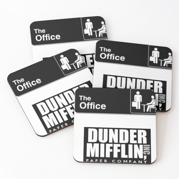 Item preview, the dunder mifflin and the office logo designed and sold by mbk1745.