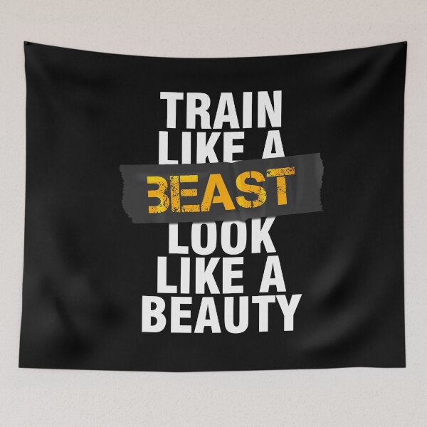 Item preview, Train like a beast and look like a beauty designed and sold by Urosek.