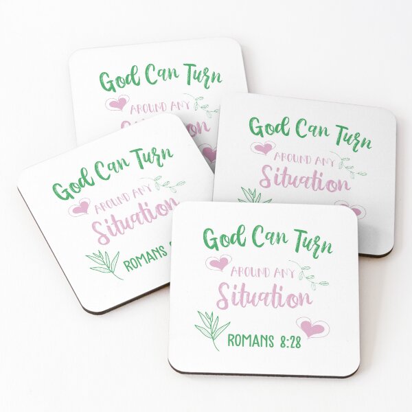 Item preview, God Can Turn Around Any Situation Romans 8:28 designed and sold by EdifyEra.
