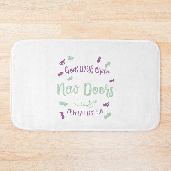 Item preview, God Will Open New Doors Revelation 3:8 designed and sold by EdifyEra.