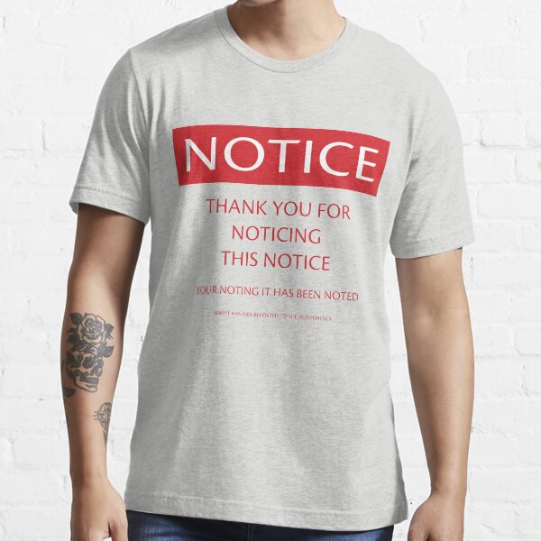 Buffa's Notice Essential T-Shirt