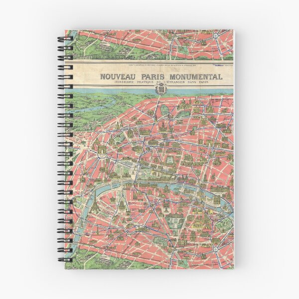 Item preview, Pocket Map of Paris 1931 designed and sold by abbazabba.
