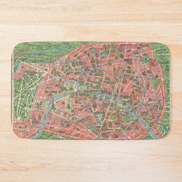 Item preview, Pocket Map of Paris 1931 designed and sold by abbazabba.