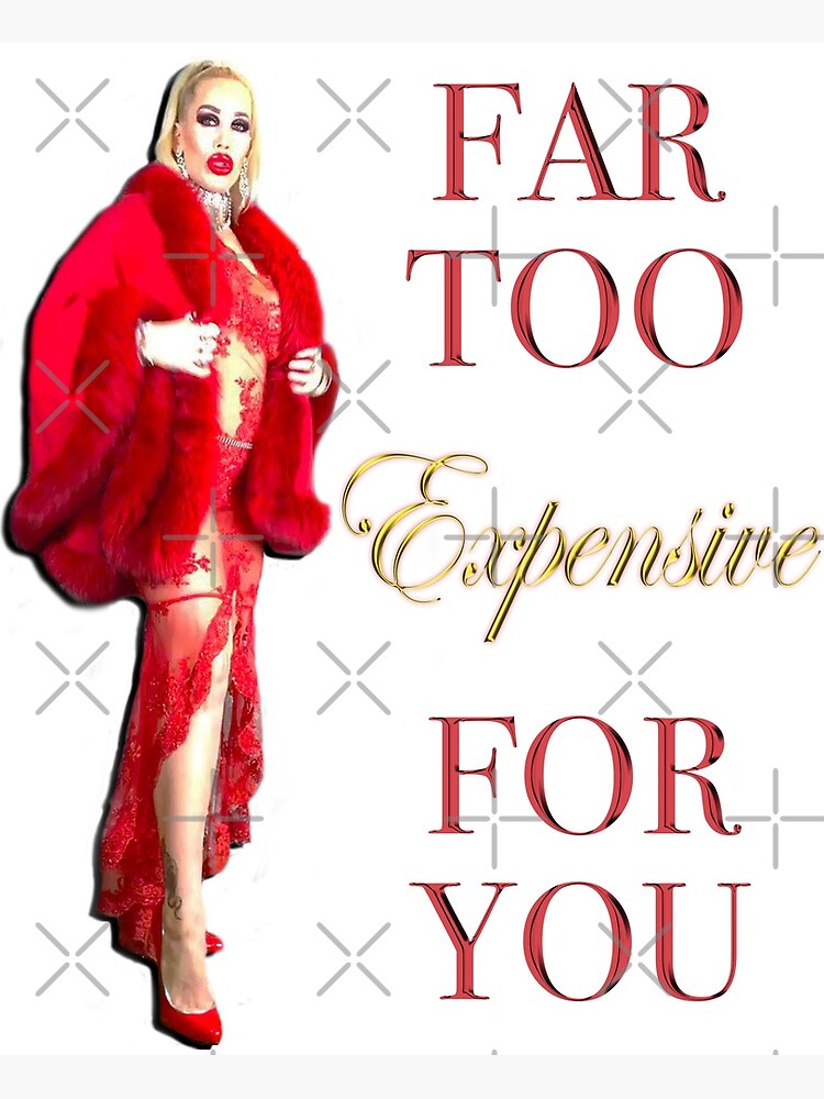 Cock Destroyers Far Too Expensive For You Design 3 Greeting Card