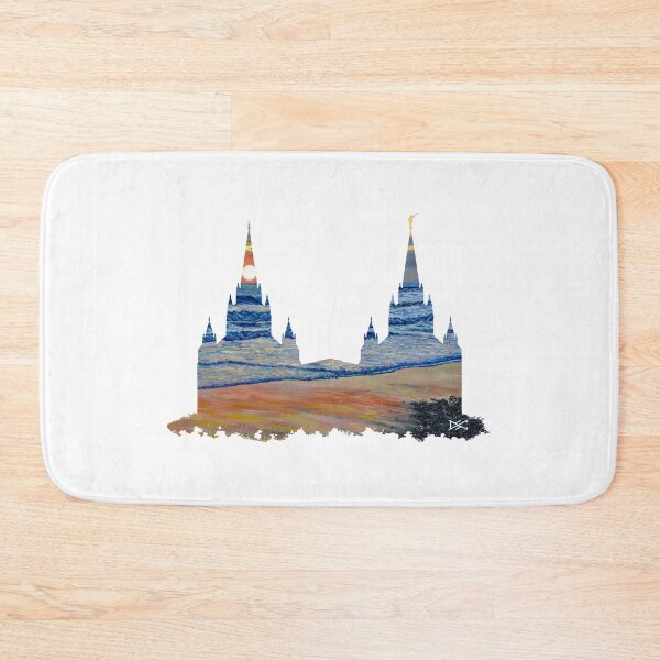 Item preview, San Diego LDS Temple Sunset Beach Silhouette designed and sold by DSC Arts.