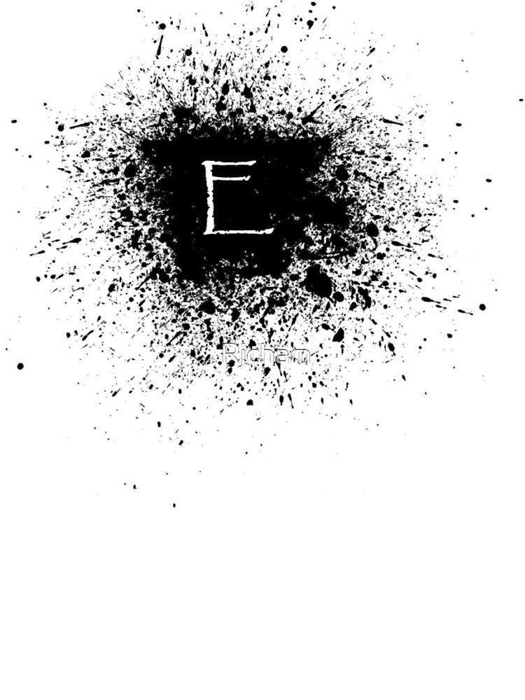 Thumbnail 4 of 4, iPhone Case, E splatter designed and sold by Rjcham.