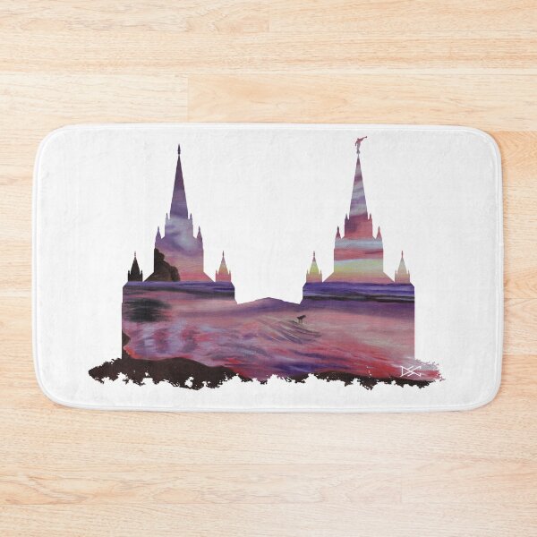 Item preview, San Diego LDS Temple Reflective Surf Silhouette designed and sold by DSC Arts.