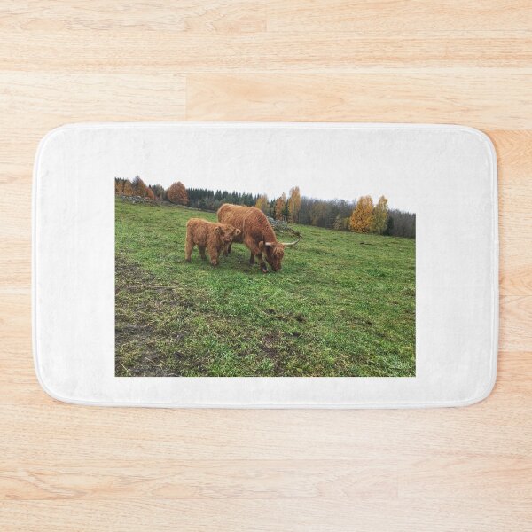 Item preview, Scottish Highland Cattle Cow and Calf 1832 designed and sold by SaarelaHighland.