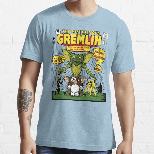 Gift Him Dad Mens T-Shirt Mogwai Curiosity Shop Gremlins Movie Inspired