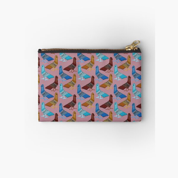 Item preview, Strutting birds - pink colourway designed and sold by ElliePDesigns.