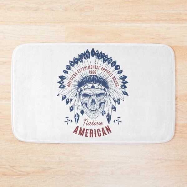 Item preview, Native Headdress Skull (coloured) designed and sold by PrinceCo.