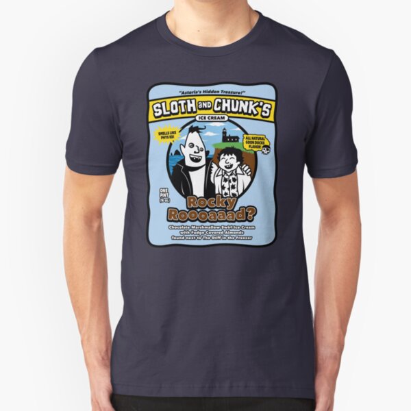 Sloth and Chunk's Ice Cream Slim Fit T-Shirt