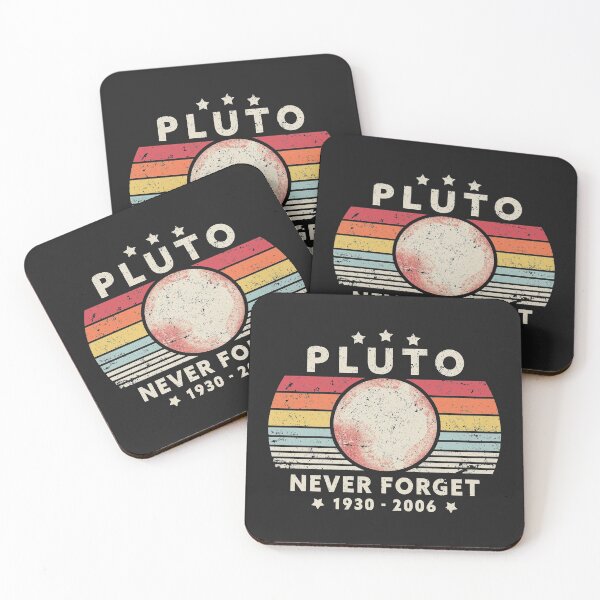 Item preview, Never Forget Pluto product. Retro Style Funny Space, Science print designed and sold by PackAPunch.