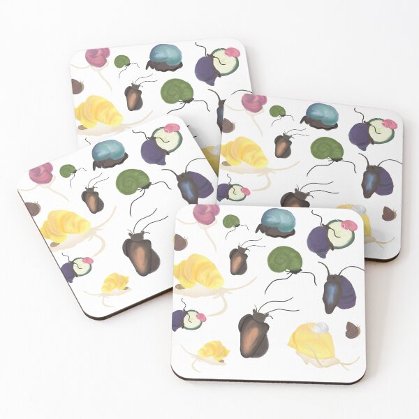 Item preview, Mystery snail sticker sheet designed and sold by E.H  Wesson.