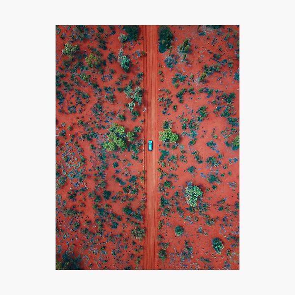 Red Dirt Road | Aerial Print Photographic Print