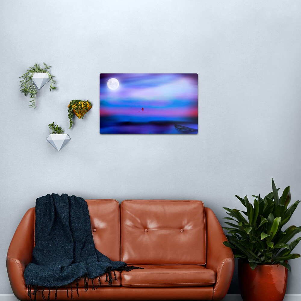 Moon River Metal Print