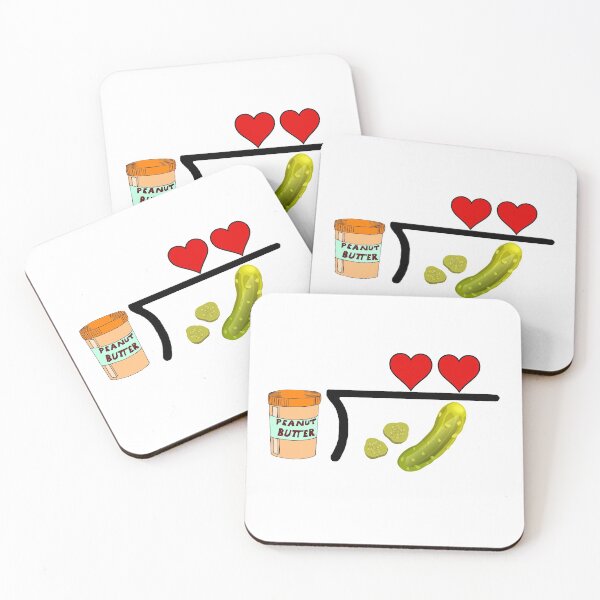 Item preview, Peanut Butter and Pickle Love Math designed and sold by PeaceOffandLove.