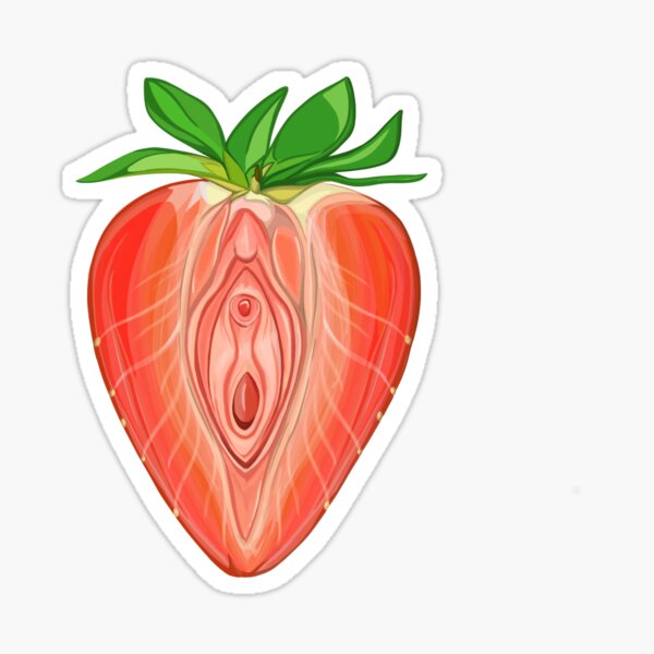Strawberry Lady Sticker