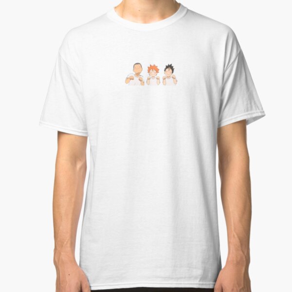 haikyu!! cute hinata, nishinoya, and tanaka Classic T-Shirt
