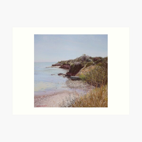 Along the coastal trail Art Print