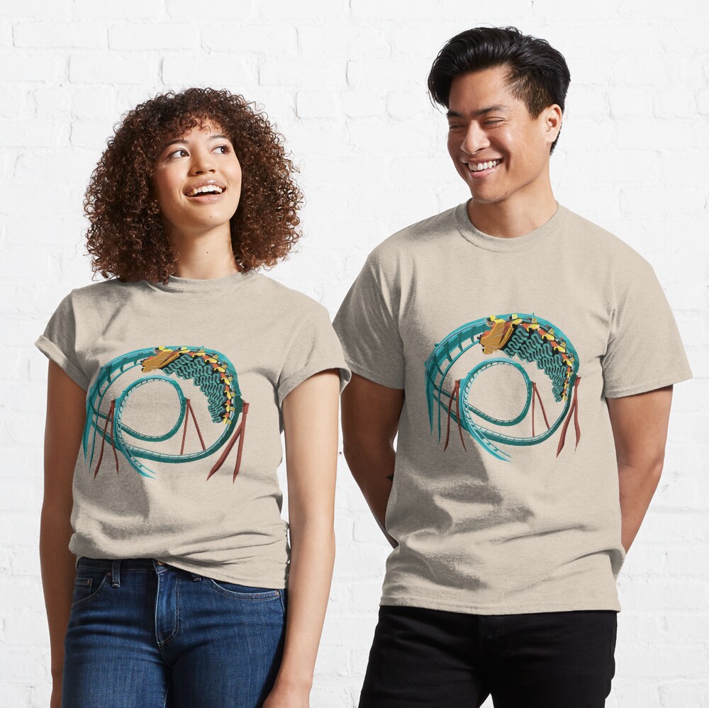 Kumba B&M Sit Down Coaster - Busch Gardens Design Classic T-Shirt