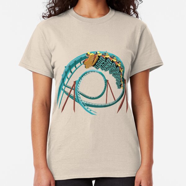 Kumba B&M Sit Down Coaster - Busch Gardens Design Classic T-Shirt