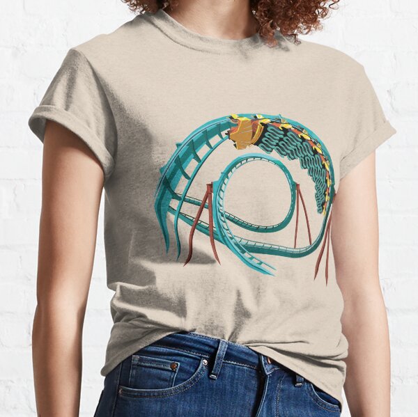 Kumba B&M Sit Down Coaster - Busch Gardens Design Classic T-Shirt