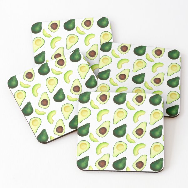 Item preview, Watercolor style avocado pattern designed and sold by KeytonDesign.