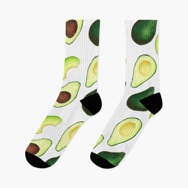 Item preview, Watercolor style avocado pattern designed and sold by KeytonDesign.