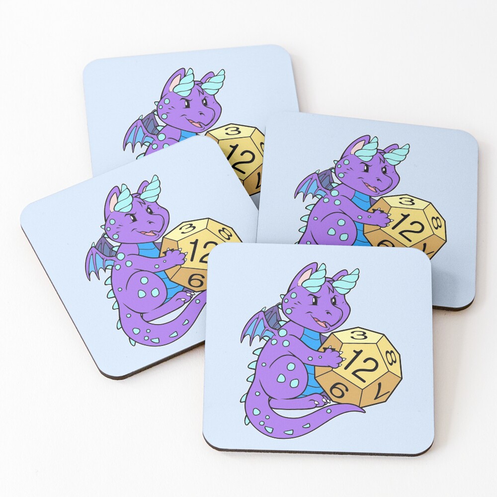 Item preview, Coasters (Set of 4) designed and sold by cybercat.